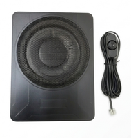 Subwoofer Actif Ultra-Mince 10 Pouces à Bobine Simple Sous Siège 600W 12-24V DC pour Audio Automobile - Vente Flash