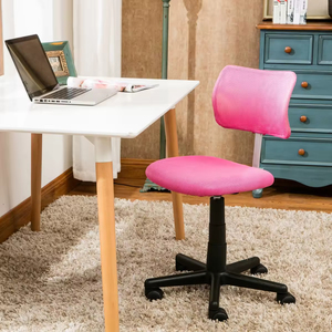 Vente en gros de chaise de travail sans bras au design moderne, dossier bas, chaise de bureau pivotante réglable en hauteur pour enfants, pleine maille, 270mm - Product Image 5