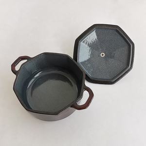 Cocotte Miniature en fonte, marmite à ragoût en émail de Majolica, Mini Cocotte en fonte, petit four français - Product Image 3