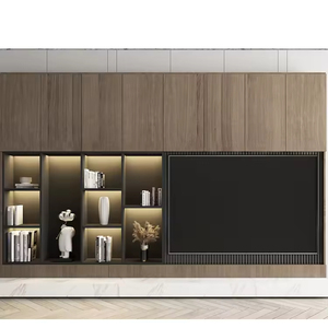 Meuble <span class=keywords><strong>TV</strong></span> moderne en alliage d'aluminium sur mesure pour toute la maison, lavable, avec option murale ou sur pied, pour salon et chambre à coucher - Product Image 4