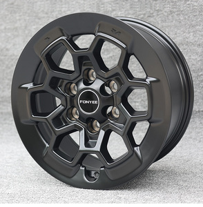 ล้ออัลลอยด์ Fonyee 17 <span class=keywords><strong>18</strong></span> นิ้ว สีดำด้าน สำหรับรถออฟโรด PCD 6x139.7 สำหรับ Toyota Hilux <span class=keywords><strong>Fortuner</strong></span> 4x4 รถ<span class=keywords><strong>ก</strong></span>ระบะ SUV - Product Image 5