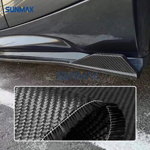 Faldones laterales de fibra de carbono seco para modificación Sunmax, piezas de carrocería de coche para <span class=keywords><strong>BMW</strong></span> <span class=keywords><strong>M2</strong></span> F87 2016 2017 <span class=keywords><strong>2018</strong></span> 2019 2020 - Product Image 4