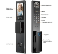 TYSH Serrure de porte intelligente à reconnaissance faciale 6068 mortaise Tuya Wifi empreinte digitale Cerradura Inteligente Serrure numérique avec caméra pour la maison