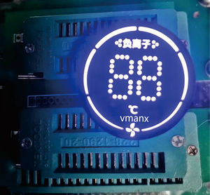 Mô-đun Màn Hình Hiển Thị Đồng Hồ <span class=keywords><strong>Lcd</strong></span> Phân Đoạn Tùy Chỉnh Thiết Kế Bảng Điều Khiển Nhiệt Độ Rộng - Product Image 3