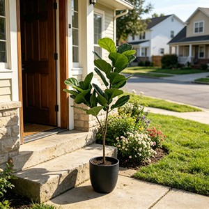 120cm Tall Fiddle-leaf fig – Eco-Friendly <b>Plant</b> for Wedding & Event Decoration - Product Image 4