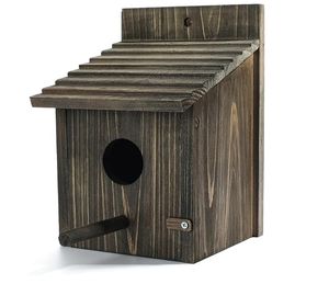 Ahşap kuş evleri dışında için kutup ile dayanıklı kuş evi ispinoz asılı <span class=keywords><strong>Birdhouse</strong></span> bahçe ülke evler için - Product Image 1