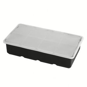 Large Food Grade Silicone Ice Tray with Lid Black Ice Ball <b>Mold</b> Quick Frozen Easy to Release <b>Hand</b> Wash Only - Product Image 3