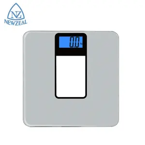 Китайский поставщик, недорогие цифровые весы для ванной комнаты с синей подсветкой