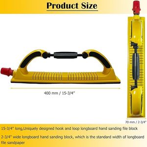 Bloque de Lijado Ajustable con Malla de Extracción de Polvo PMS OEM, Bloque de Lijado Manual para Papel de Lija, Almohadilla de Goma - Product Image 2