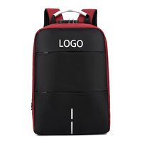 Vente en gros de sacs à dos pour voyages d'affaires antivol approuvés pour le vol avec logo personnalisé sac à dos multi-poches pour ordinateur portable avec verrouillage par mot de passe