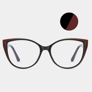 Montura de Gafas Unisex de Acetato TR90 Estilo Ojo de Gato con Protección Anti Luz Azul para Ordenador, Diseño Transfronterizo de Ancho Medio - Product Image 4