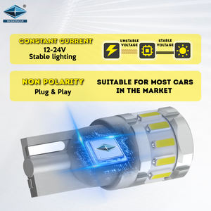 ไฟ LED สำหรับยานพาหนะ T10 12V ไฟ4014ตัวบอกความกว้างของชิปป้ายทะเบียนท้าย<span class=keywords><strong>รถ</strong></span>ไฟ W5W อื่นๆอุปกรณ์เสริมไฟรถยนต์ - Product Image 6