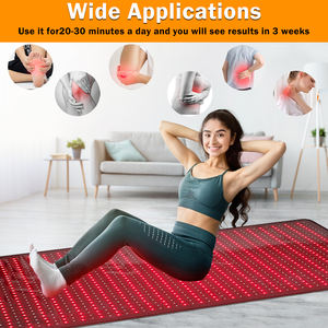 Tapis de thérapie par la lumière infrarouge utilisation complète du corps couverture de thérapie par la lumière rouge de grande taille pour la maison <span class=keywords><strong>Spa</strong></span> soulagement de la douleur Muscle Relax - Product Image 6