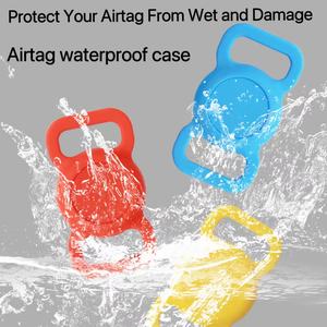 Airtag Water proof Case Hunde halsband halter Protective Anti-Lost Airtag Case für GPS <span class=keywords><strong>Dog</strong></span> Tracker Silikon Katzen halsband - Product Image 2