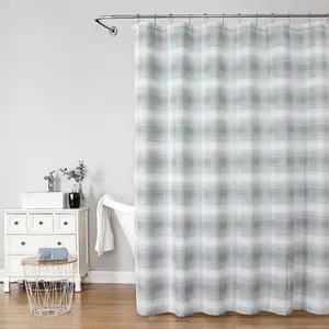 Owrp cortina de chuveiro de poliéster, cortina texturizada de alta qualidade com estampa personalizada, 180*180cm