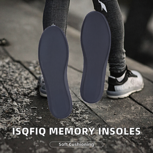 Solette in <span class=keywords><strong>Memory</strong></span> <span class=keywords><strong>Foam</strong></span> ISQFIQ per <span class=keywords><strong>Scarpe</strong></span>, Sostitutive per Uomo e <span class=keywords><strong>Donna</strong></span>, Inserti Morbidi per Stivali e <span class=keywords><strong>Scarpe</strong></span> da Ginnastica, Prodotte in Cina (Blu Navy UK 6) - Product Image 2