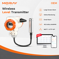 Moray ME6001W Jauge de pression d'huile numérique sans fil 4G LoRaWAN personnalisable, capteur de niveau d'eau IoT, transmetteur de niveau