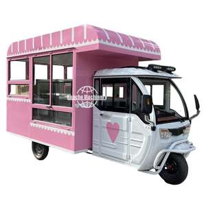 Carrito Eléctrico Móvil de Acero Inoxidable de Alto Rendimiento y Económico para Comida Rápida con Capacidad para Helados, Modelo Conducible Eléctricamente - Product Image 2