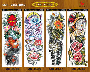 สติ๊กเกอร์สักลายชั่วคราวแบบเต็มแขน กันน้ำ เซ็กซี่ สำหรับขายส่ง - Product Image 5