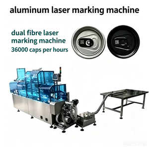 Machine de marquage laser haute précision en aluminium GS1, graveur Datamatrix pour couvercles de canettes de boisson, traçabilité anti-contrefaçon totale - Product Image 1