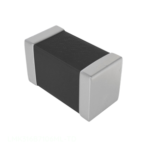 Condensador cerámico MLCC de montaje en superficie original 1206 (3216 métrico) LMK316B7106ML-TD CAP CER 10UF 10V X7R 1206 10 uF - Product Image 1