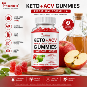 Gomitas de Vinagre de Sidra de Manzana ACV <span class=keywords><strong>Keto</strong></span>, Gomitas Naturales <span class=keywords><strong>a</strong></span> Base de Plantas, Suplemento Diario para Adultos para la Salud Intestinal - Product Image 3