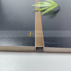 JYFMETAL Profilé de finition en acier inoxydable coloré en forme de U avec garantie de plus de 5 ans pour les bords de salle de bain et d'appartement - Étanche et durable - Product Image 1