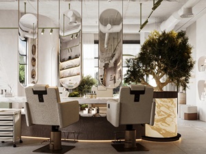 Professional Hair Beauty Salon Shopfitting Service Custom Wall Shelving Display Fixture and Retail Showcase Unit - Product Image 6