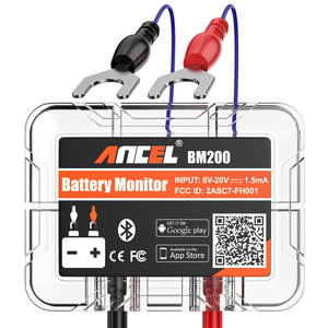 ANCEL BM200 PRO affichage automobile charge de batterie 12V moniteur numérique de santé de batterie <span class=keywords><strong>test</strong></span> de tension de démarrage testeur de batterie de voiture - Product Image 1