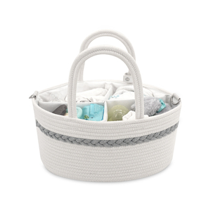 <span class=keywords><strong>Baby</strong></span> Windel tasche gewebte Großhandel tragbare <span class=keywords><strong>Baby</strong></span> Wickelt asche Windel Organizer mit Schulter gurt - Product Image 1