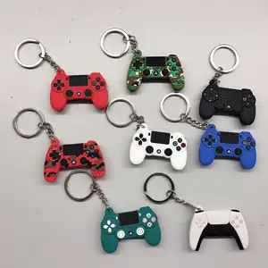 Hot Sale Key Chain Super Creative Game Machine Wholesale Key Ring Mini Cute Cartoon Gamepad Joystick Fit Car Bag Trinkets Custom