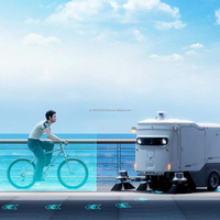 Balayeuse de parking électrique autotractée, alimentée par batterie, machine de nettoyage de sol extérieur, aspiration de 20000 Pa