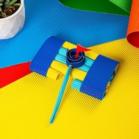 Offre Spéciale coloré ondulé papier enfants bricolage MÉTAL ondulé en carton ondulé carton