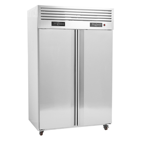 Congélateur commercial à deux portes en acier inoxydable pour restaurant, certifié CE, modèle LG1, capacité 1000L, compresseur Danfoss - Product Image 3
