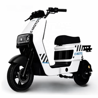 Motocicleta Eléctrica de Carga E-moto de 14 Pulgadas, 1200W, 60V, para Entregas, Alta Capacidad de Carga, Marco de Triple Tubo, Freno de Disco, Suspensión Ajustable