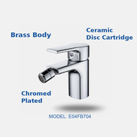 Nouveaux produits : Robinet de bidet thermostatique chromé à poser sur le plan, mitigeur de salle de bain