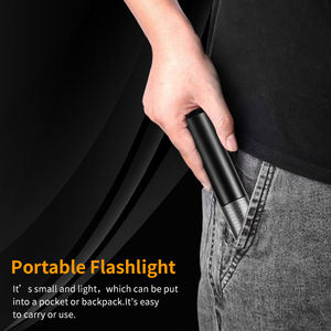 Высокое качество ABS оболочка материал Lumen <span class=keywords><strong>Mini</strong></span> Micro USB фонарик IPX4 водонепроницаемый перезаряжаемый фонарик - Product Image 3