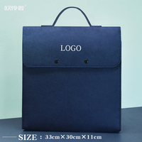 Cadeau d'entreprise : Ensemble oreiller en U, carnet et sac à main en feutre – Cadeau d'entreprise personnalisé avec logo pour anniversaire ou bien-être des employés