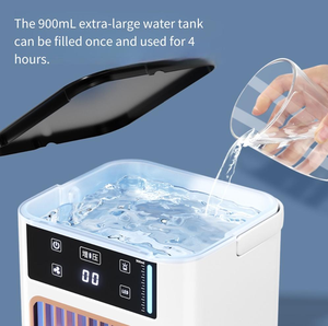 Lovfe New Conditioner <b>Fan</b> for Home Use, Large Water Tank, Humidification, Atomization Low Noise Ha010 Plastic Mini - Product Image 3