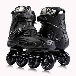 Hot Bán Slolam Giày TRƯỢT 4 Lớn Nhấp Nháy Nhà Máy Bánh Xe Giá Con Lăn Inline Skate - Product Image 2