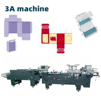 CQT~800 Máquina Plegadora y Encoladora Automática de Cajas de Cartón/Corrugado de Línea Recta