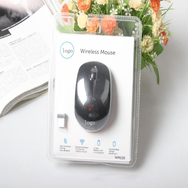 USB Mini Ergonomic Optical Mouse 1000Dpi 4-button Wireless 2.4G for Computer/Laptop in Stock