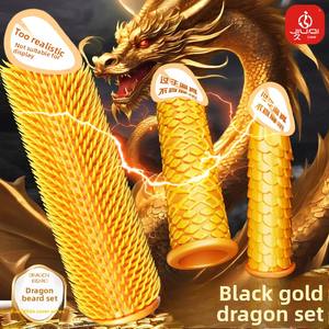 Funda de Pene de Silicona Artificial Airis con Textura de Puntos Grandes y Nervaduras para Mayor Fricción, Sensación Vaginal y Anal, 18 cm, Impermeable - Product Image 3