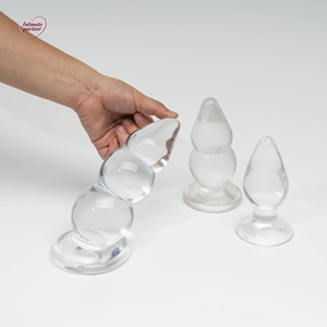 Cuentas Anales Grandes y Largas Hechas a Mano Personalizadas para Adultos con Imagen de Trasero Gay - Product Image 3