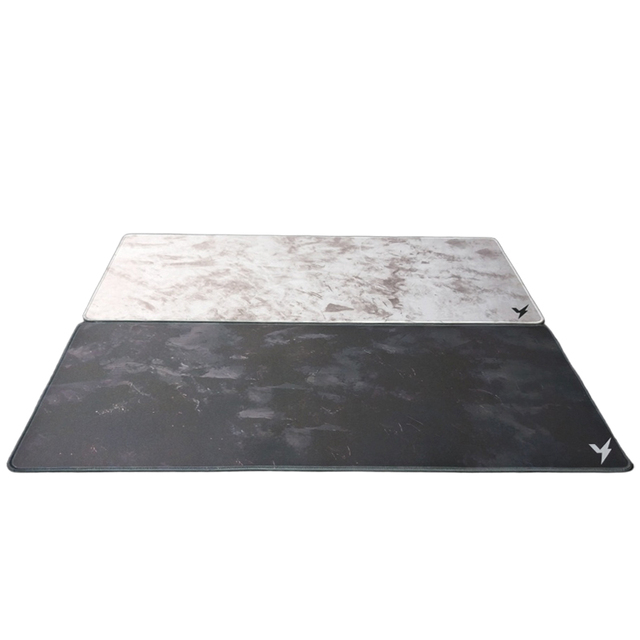 Custom Grey Series Printed XXL Anti-Fray Stitched Edge Mousepad Extra Large Desk Mat Personalized Design Rubber Gaming Mouse Pad