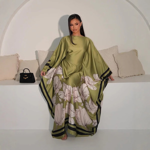 Latest New <strong>Model</strong> <strong>2026</strong> Luxury Satin <strong>Abaya</strong> Simple Muslim Dubai <strong>Abaya</strong> Dress for Women - Product Image 5