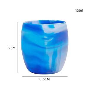 Gobelets à vin en verre à double paroi en silicone de qualité alimentaire, écologiques, pour congélation et refroidissement, 200 ml, pour whisky, bourbon et scotch - Product Image 3