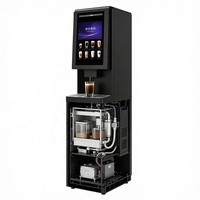 Distributeur automatique de café chaud en libre-service 408D-LS, café fraîchement moulu pour bureau, hôtel, café, écran 15,6 pouces