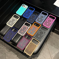 Coque de téléphone magnétique semi-transparente mate antichoc en TPU couleur bonbon 2026 pour iPhone 17 16 15 Pro Max 14 Plus 12 11