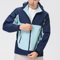 Vestes longues d'hiver unisexes avec logo personnalisé coupe-vent imperméable en polaire noire à fermeture éclair avec motif solide nouveau design